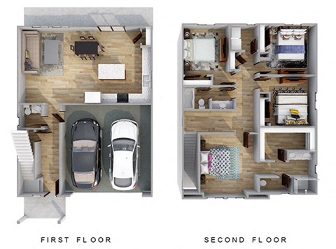 "Poplar" floor plan available at Aspen Vista at Anchor Pointe | Reno, NV